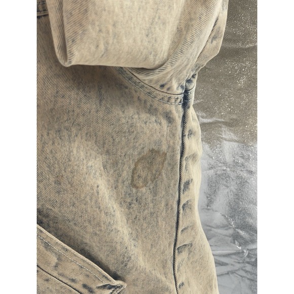 VTG Retro 90s Gitano Outerwear Oversized Denim Peach Coat‎ Unisex Xl - Picture 11 of 14